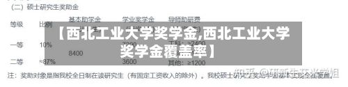 【西北工业大学奖学金,西北工业大学奖学金覆盖率】-第2张图片