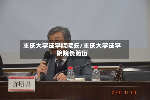 重庆大学法学院院长/重庆大学法学院院长简历-第2张图片