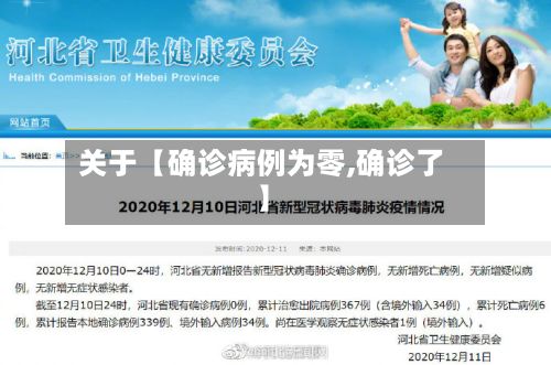 关于【确诊病例为零,确诊了】