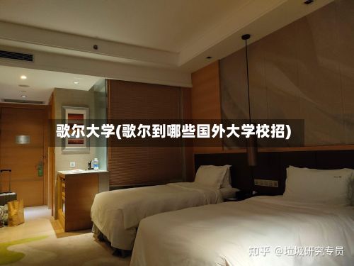 歌尔大学(歌尔到哪些国外大学校招)