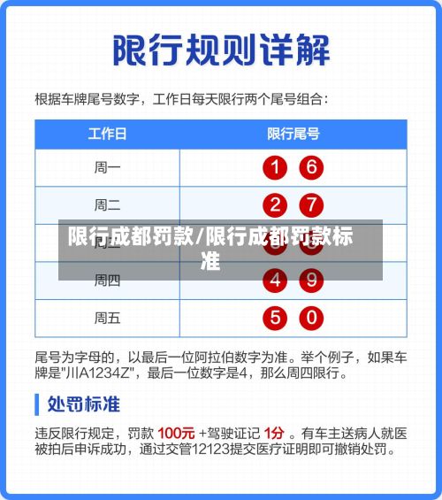 限行成都罚款/限行成都罚款标准-第2张图片
