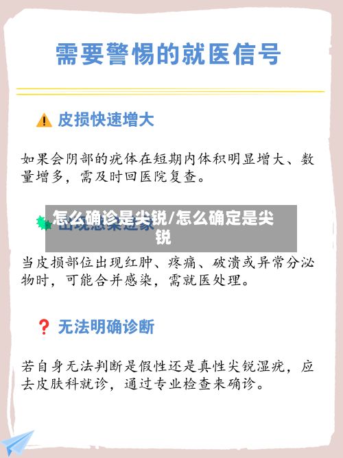 怎么确诊是尖锐/怎么确定是尖锐