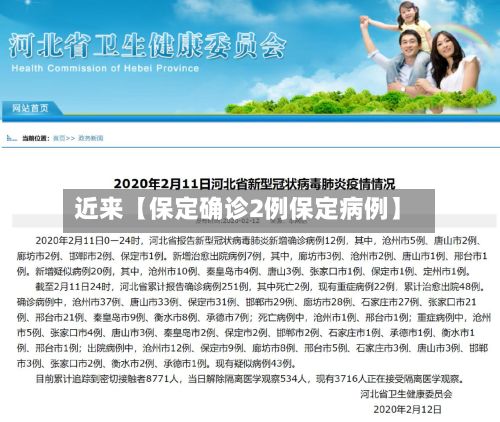 近来【保定确诊2例保定病例】-第3张图片