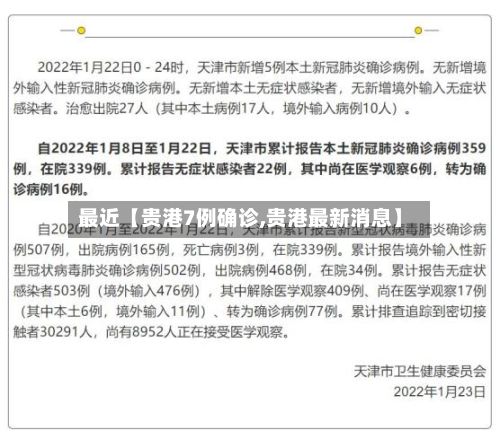 最近【贵港7例确诊,贵港最新消息】